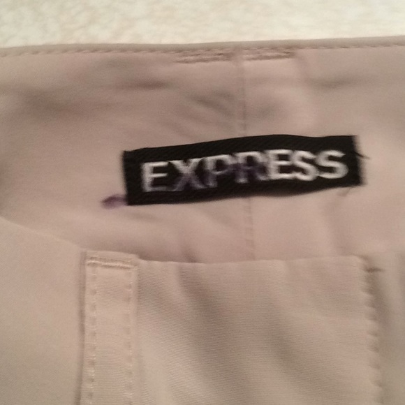 Cute Dressy 👠Beige Short Shorts   Express - Picture 1 of 4